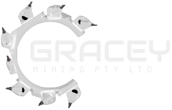 gracey mining logo light